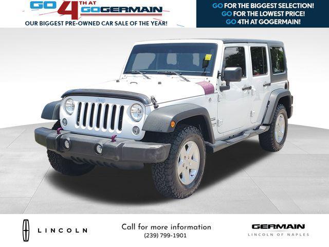 used 2016 Jeep Wrangler Unlimited car, priced at $15,950