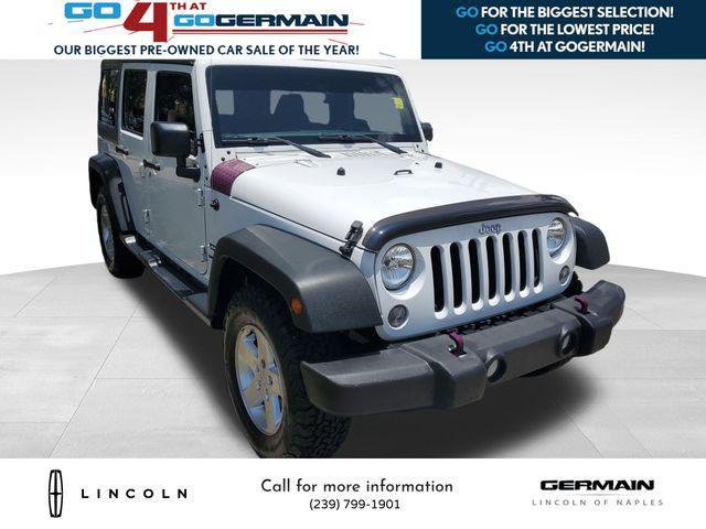 used 2016 Jeep Wrangler Unlimited car, priced at $15,950