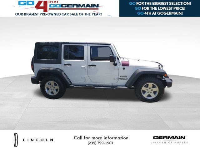 used 2016 Jeep Wrangler Unlimited car, priced at $15,950