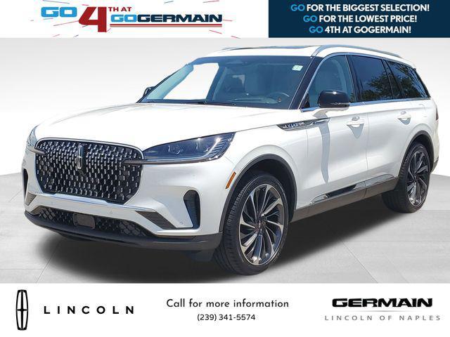 new 2025 Lincoln Aviator car, priced at $74,325