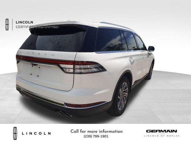 used 2023 Lincoln Aviator car, priced at $40,000