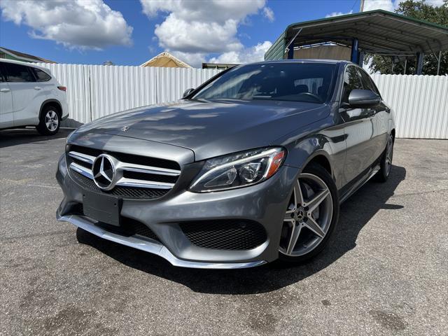 used 2018 Mercedes-Benz C-Class car, priced at $16,555