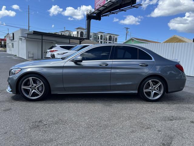 used 2018 Mercedes-Benz C-Class car, priced at $16,555