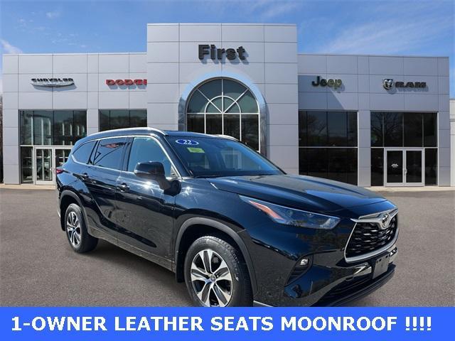 used 2022 Toyota Highlander car, priced at $36,935