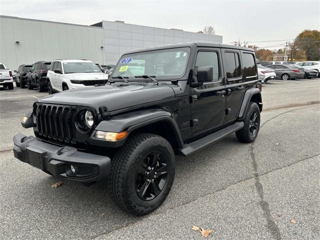 used 2021 Jeep Wrangler Unlimited car, priced at $33,995