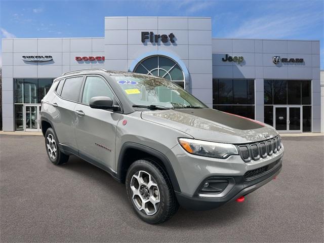 used 2022 Jeep Compass car, priced at $22,432
