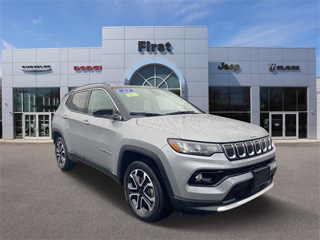 used 2022 Jeep Compass car, priced at $23,900