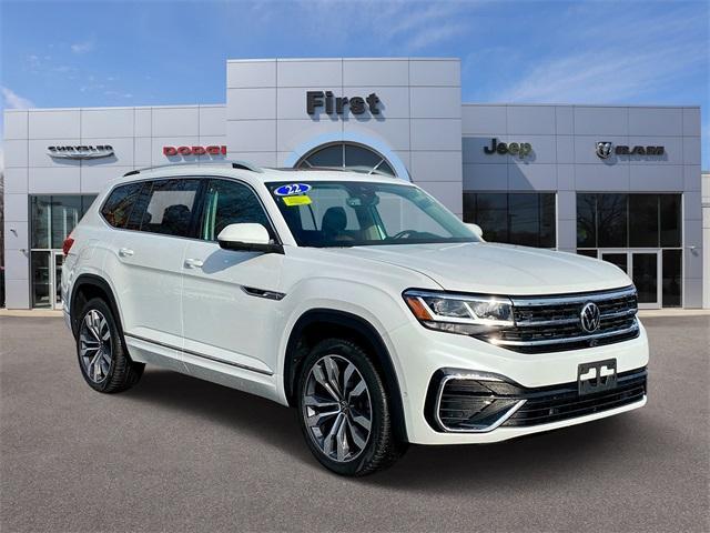 used 2022 Volkswagen Atlas car, priced at $34,995