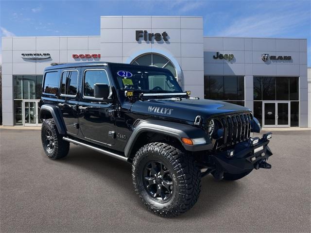 used 2021 Jeep Wrangler Unlimited car, priced at $34,008