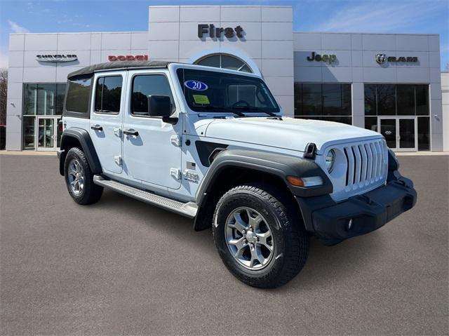 used 2020 Jeep Wrangler Unlimited car, priced at $30,500