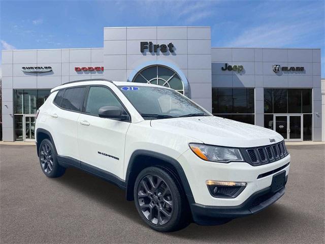 used 2021 Jeep Compass car, priced at $21,995