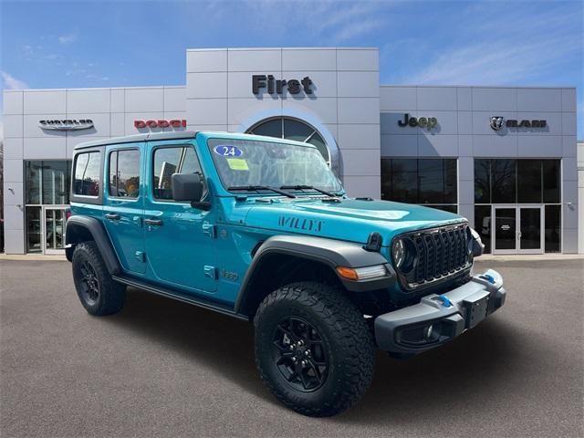 used 2024 Jeep Wrangler 4xe car, priced at $49,900