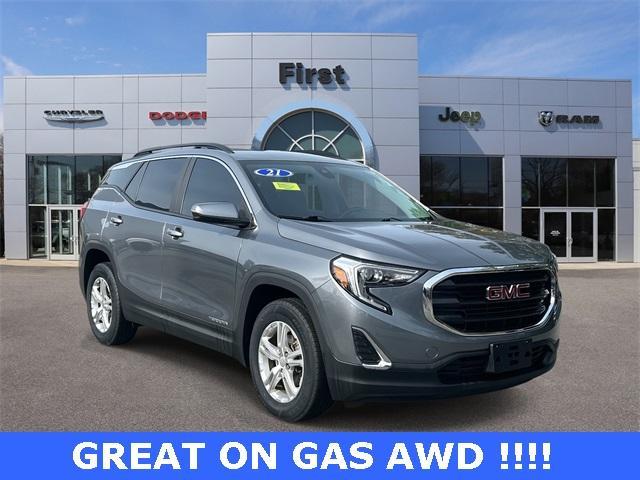 used 2021 GMC Terrain car, priced at $18,995