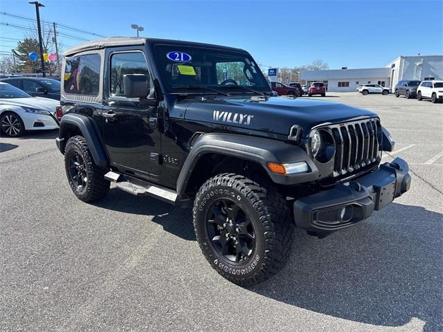 used 2021 Jeep Wrangler car, priced at $28,900