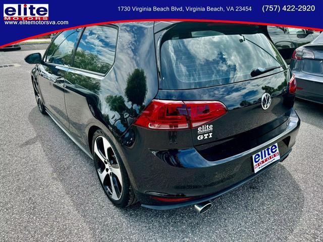 used 2016 Volkswagen Golf GTI car, priced at $12,995