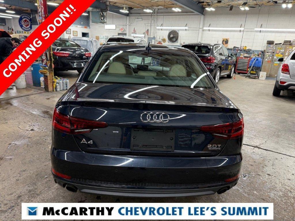 used 2018 Audi A4 car, priced at $19,500