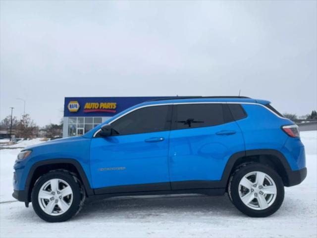 used 2022 Jeep Compass car, priced at $18,495