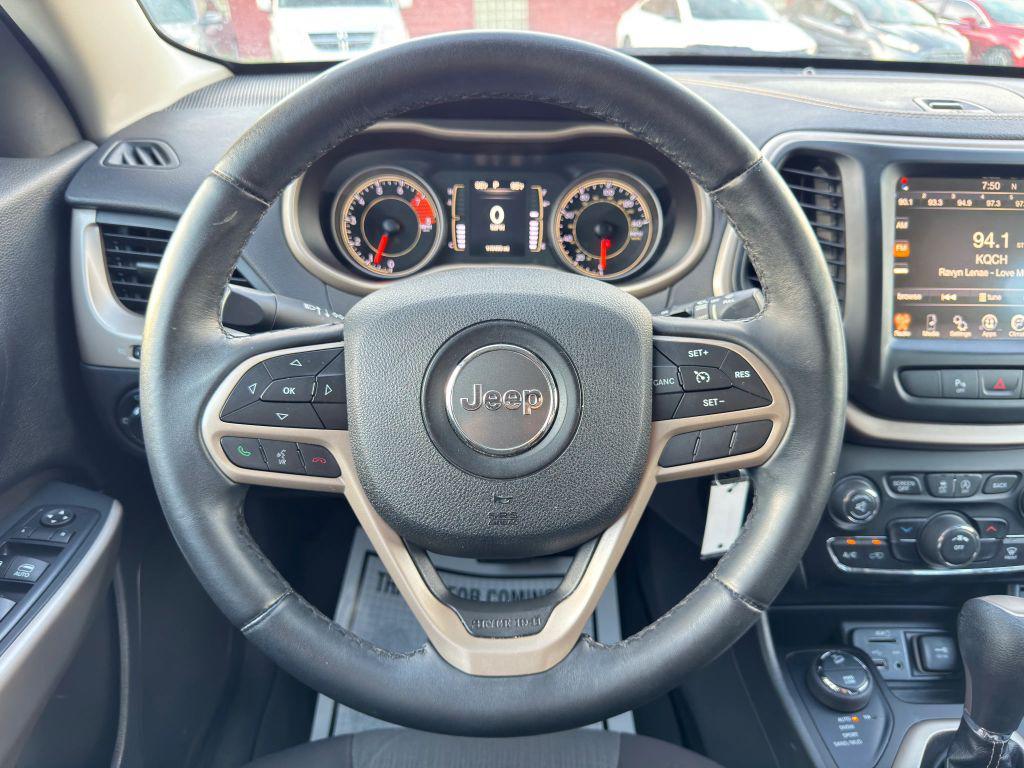 used 2017 Jeep Cherokee car, priced at $13,850