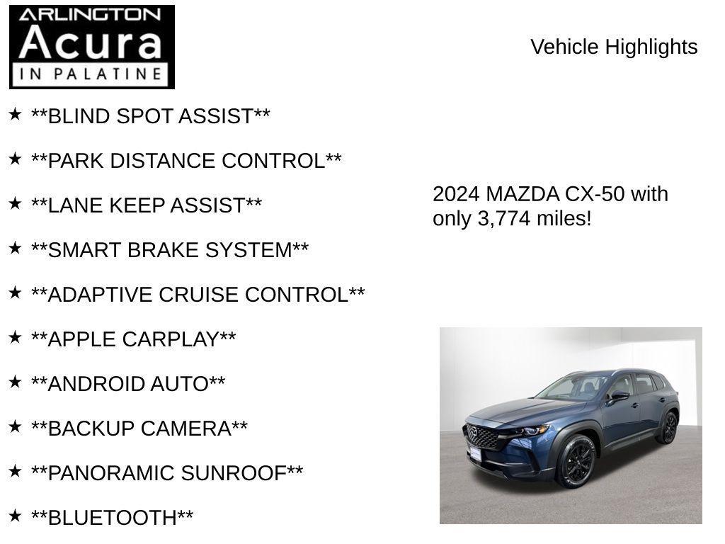 used 2024 Mazda CX-50 car, priced at $27,595