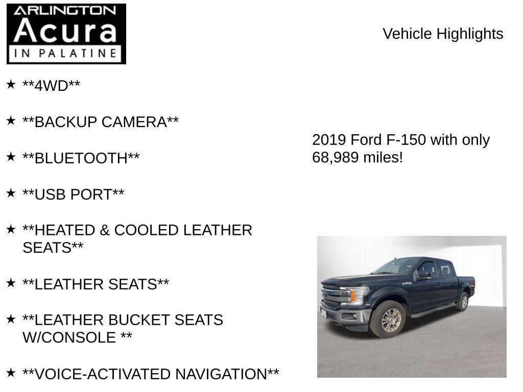 used 2019 Ford F-150 car, priced at $33,841