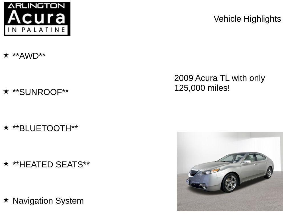 used 2009 Acura TL car, priced at $9,995