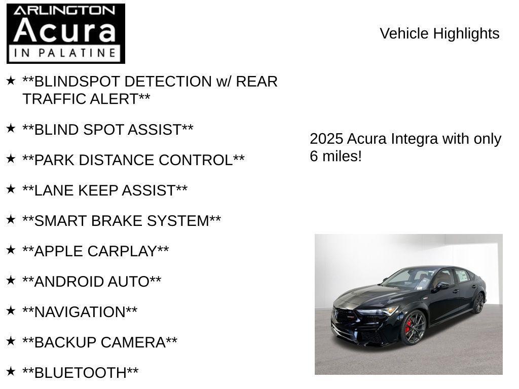 new 2025 Acura Integra car, priced at $54,695