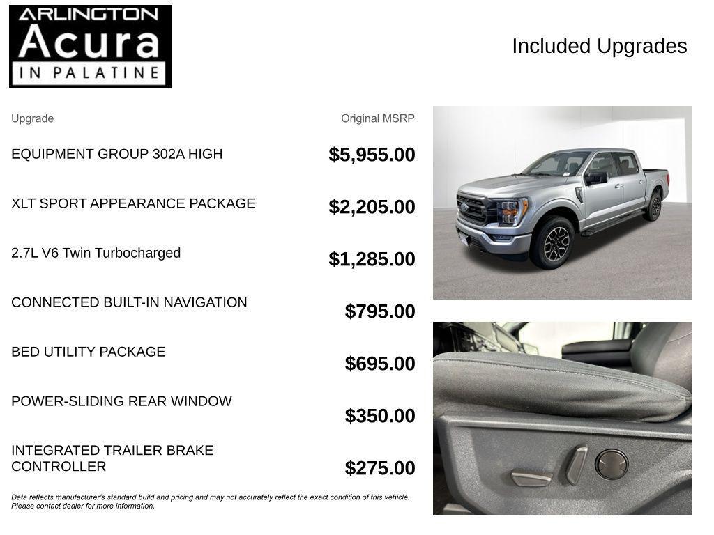 used 2022 Ford F-150 car, priced at $35,850