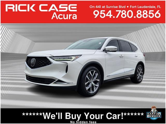 used 2022 Acura MDX car, priced at $35,391