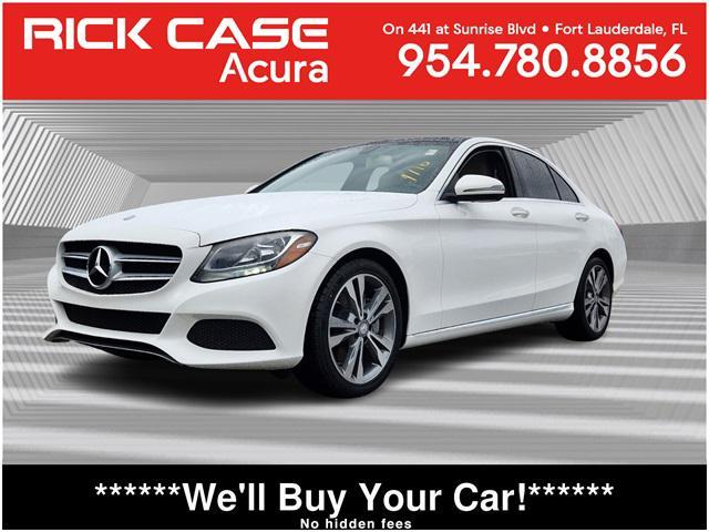 used 2016 Mercedes-Benz C-Class car, priced at $15,977