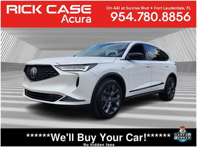 used 2023 Acura MDX car, priced at $45,220