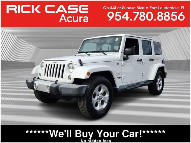 used 2015 Jeep Wrangler Unlimited car, priced at $15,995