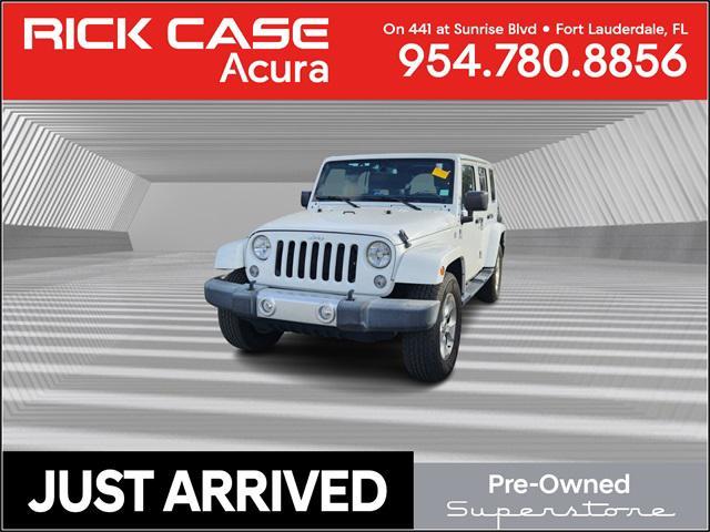 used 2015 Jeep Wrangler Unlimited car, priced at $16,291