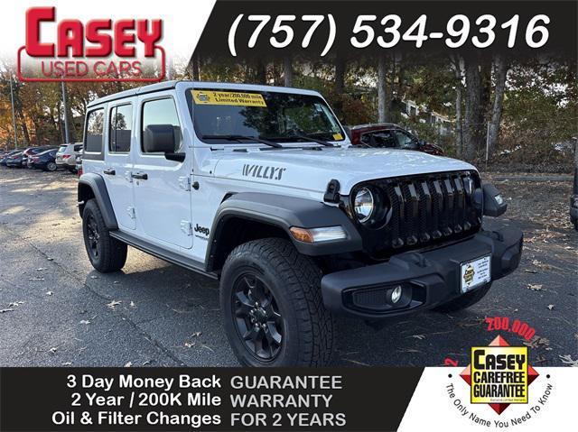 used 2022 Jeep Wrangler Unlimited car, priced at $33,464