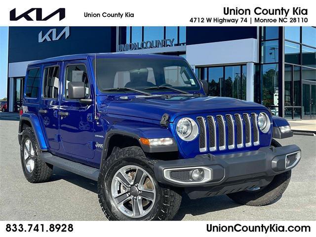 used 2020 Jeep Wrangler Unlimited car, priced at $29,400