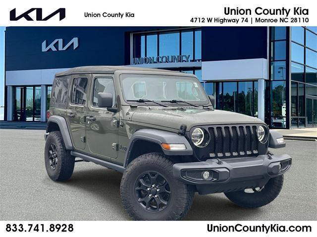 used 2022 Jeep Wrangler car, priced at $26,995