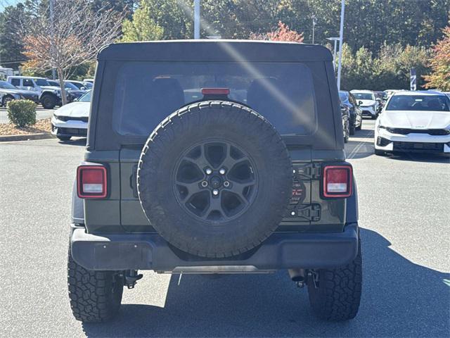 used 2022 Jeep Wrangler car, priced at $29,250