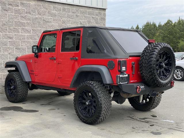 used 2017 Jeep Wrangler Unlimited car, priced at $23,500