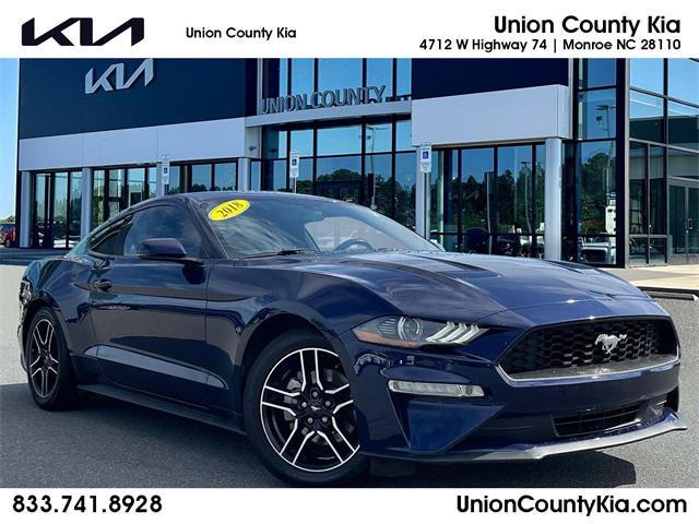 used 2018 Ford Mustang car, priced at $17,780