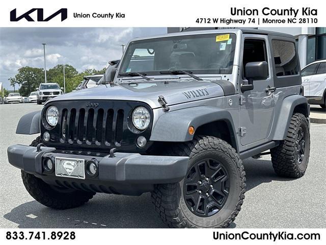 used 2016 Jeep Wrangler car, priced at $18,900