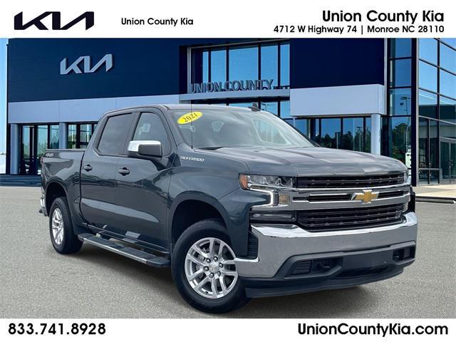 used 2021 Chevrolet Silverado 1500 car, priced at $31,400