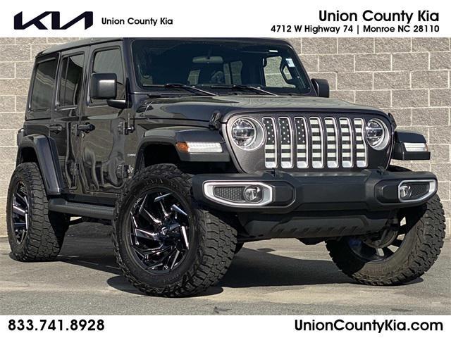 used 2021 Jeep Wrangler Unlimited car, priced at $37,400