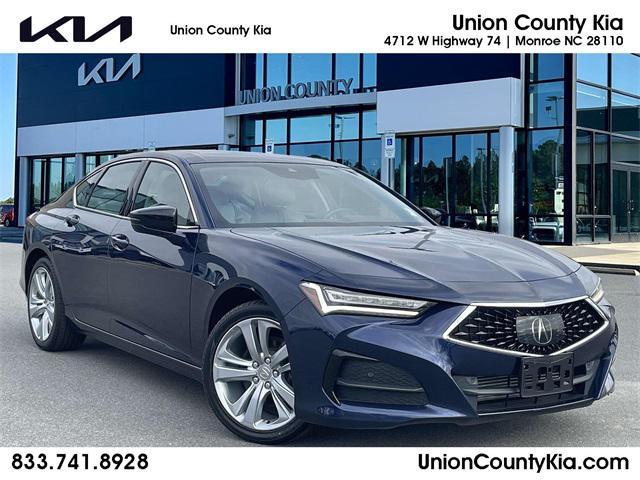 used 2021 Acura TLX car, priced at $28,800