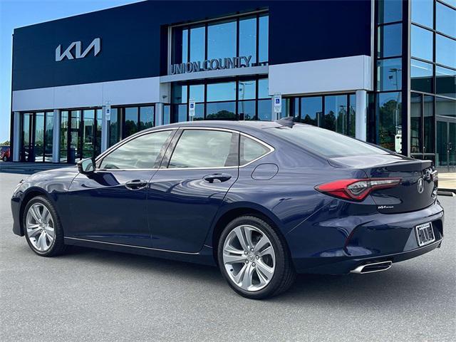 used 2021 Acura TLX car, priced at $28,800