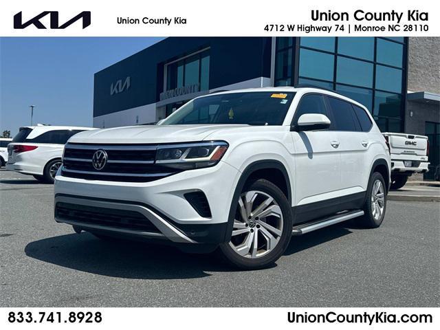 used 2021 Volkswagen Atlas car, priced at $24,800
