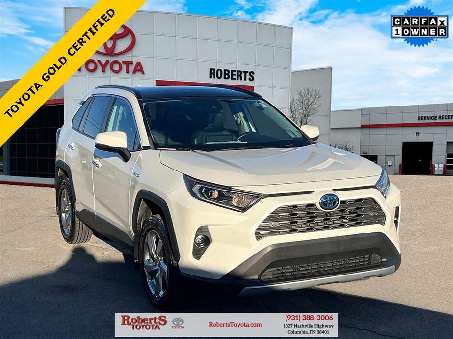 used 2021 Toyota RAV4 Hybrid car, priced at $34,595