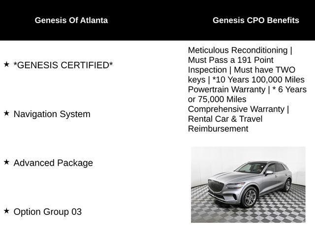 used 2022 Genesis GV70 car, priced at $36,935