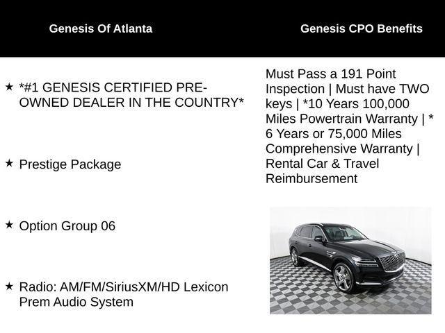 used 2023 Genesis GV80 car, priced at $54,680