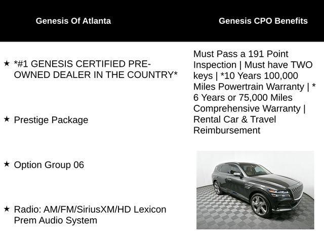 used 2024 Genesis GV80 car, priced at $69,780