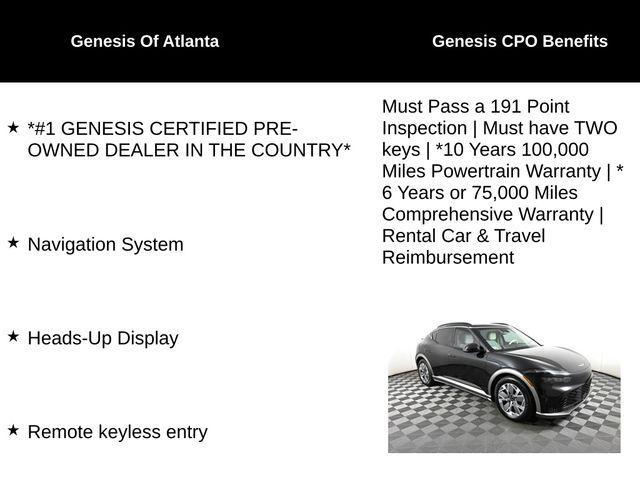 used 2024 Genesis GV60 car, priced at $46,880