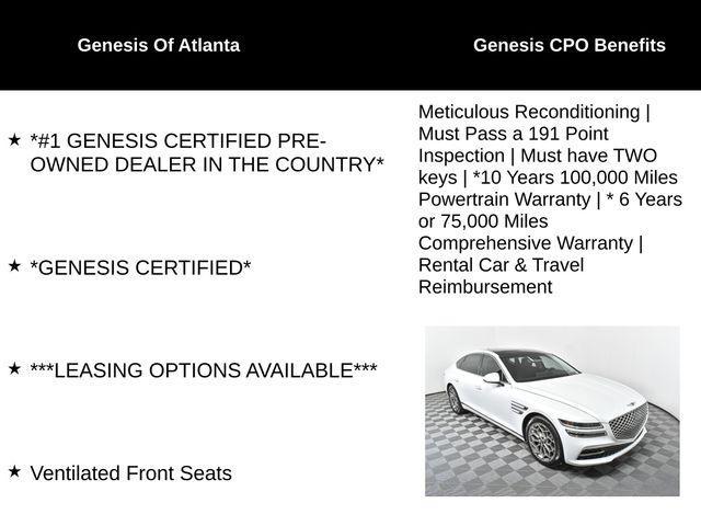 used 2024 Genesis G80 car, priced at $56,637